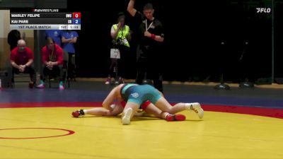 61kg 1st Place Match - Marley Felipe, Dinos Wrestling Club vs Kai Pare, Coast RTC