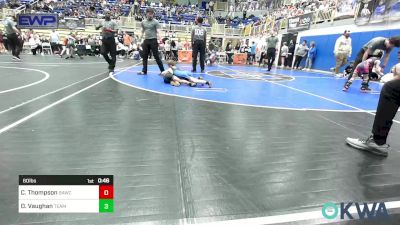 60 lbs Semifinal - Cade Thompson, Broken Arrow Wrestling Club vs Dean Vaughan, Team Guthrie Wrestling