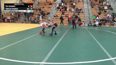 70 lbs 5th Place Match - Bruce Thomas, Moen Wrestling Academy vs Eli Schmitz, RT Elite