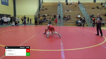 95 lbs 1st Place Match - Liam Collins, Pinnacle Wrestling Club vs Devin Ehler, Storm Youth Wrestling Club