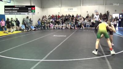 92-100 lbs 1st Place Match - Bennett Burkle, Beckman Catholic vs Sawyer Riggs, Cedar Falls