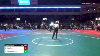 73 lbs Quarterfinal - Bennett Walsh, Bad Draw vs Jack Clemenson, Bison WC