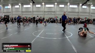 96 lbs Round 9 (10 Team) - Dylan Osolin, Lake WC vs Carson Wissinger, Dayton Bandits