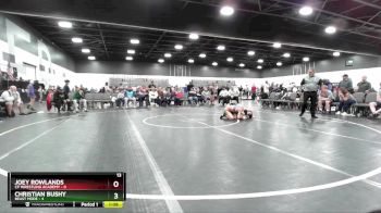 90 lbs Round 2 (8 Team) - Joey Rowlands, CP Wrestling Academy vs Christian Bushy, Beast Mode