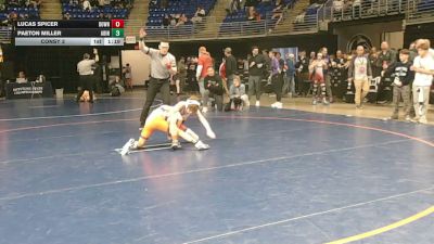 82 lbs Consy 2 - Lucas Spicer, Downingtown vs Paeton Miller, Abington Heights
