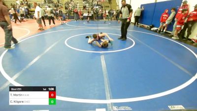 84 lbs Semifinal - Tripp Martin, R.A.W. vs Colt Kilgore, Checotah Matcats