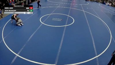 120 lbs Quarterfinals (8 Team) - Jibril Abdi, Omaha Bryan vs Jack McAuliff, Papillion-La Vista