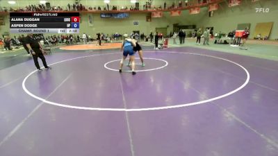 160 A Champ. Round 1 - Alana Duggan, Lindenwood University vs Aspen Dodge, University Of Providence