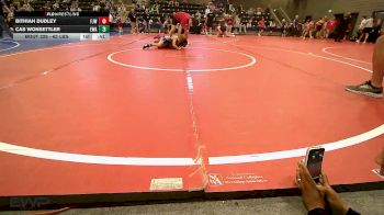 62 lbs Consolation - Bithiah Dudley, Fort Johnson Wrestling vs Cas Wonsettler, Eagles Wrestling Academy