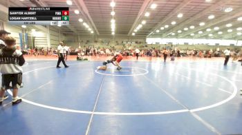 150 lbs Quarterfinal - Sawyer Albert, POWA vs Logan Hartzell, Warhawks