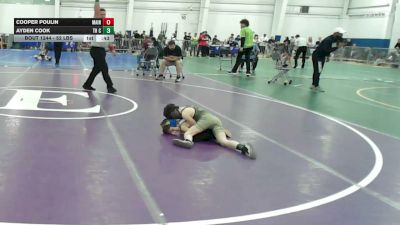 52 lbs Consi Of 8 #2 - Cooper Poulin, Maine Hammahs vs Ayden Cook, TH Club