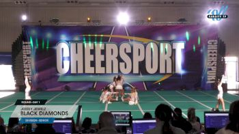 Jerzey Jewelz - Black Diamonds [2024 L1 Senior Day 1] 2024 CHEERSPORT Toms River Classic