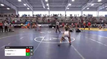 90 lbs Prelims - Adrian Canales, Virginia Hammers vs Ivan Baker, Ride Out Wrestling Club