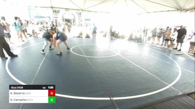 215 lbs Quarterfinal - Anthony AJ Beserra, Bear Academy vs Diego Camacho, SoCal Grappling