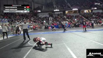 58 lbs Semifinal - Reace Negrette, Maize vs Breez Berglund, U Town Hammers