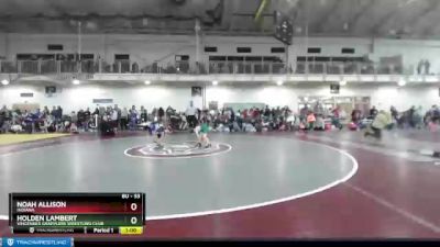 53 lbs Cons. Round 2 - Holden Lambert, Vincennes Grapplers Wrestling Club vs Noah Allison, Indiana