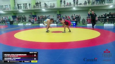 92kg Champ. Round 2 - Peter Strutzenberger, Lake Of The Woods WC vs Dominik Stewart, Grande Prairie WC