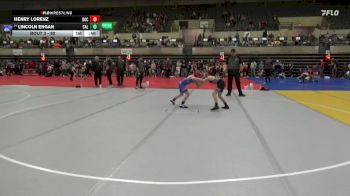 80 lbs Champ. Round 1 - Lincoln Engan, Caledonia vs Henry Lorenz, BGC