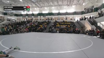 120 lbs Quarters & 1st Wb (16 Team) - Tye Daniel, Ola vs Leve Moore, Ware County