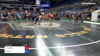 127 lbs Cons 32 #1 - Alana Douglas, Missouri vs Madyson Gray, Kansas