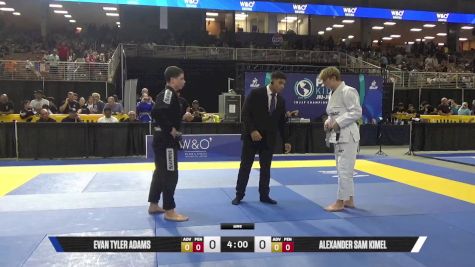 Alexander Sam Kimel vs Evan Tyler Adams 2025 Pan Kids Jiu-Jitsu IBJJF Championship