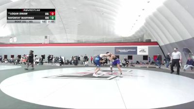 165 lbs Champ. Round 3 - Tavontay Martinez, Kentucky Wesleyan vs Logan Swaw, Unattached Illinois