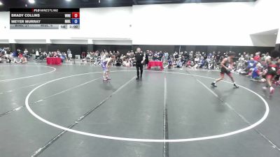 132 lbs Brady Collins, Wisconsin Red vs Meyer Murray, Team Michigan - Blue