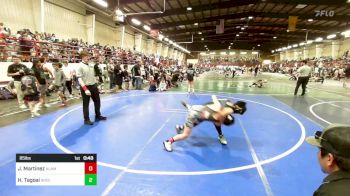 85 lbs Consolation - Jerek Martinez, Alamosa vs Henry Tagoai, SheepCamp WC