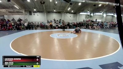 285 lbs Champ. Round 2 - Ben Rios, Fort Collins vs Jackson Downs, Air Academy