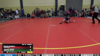 110 lbs Cons. Round 4 - Izayah Smith, Wrestling Factory vs Isaiah Engels, Northfield