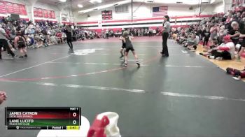 55B Quarterfinal - James Catron, Excelsior Springs vs Lane Lucito, Mules Mat Club