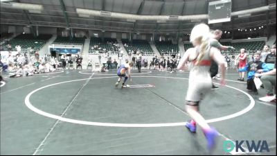 52 lbs Rr Rnd 1 - Raelynn Traweek, Mojo Grappling Academy vs Reno Ramos, TTWC Cream