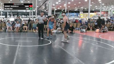 162 lbs 3rd Place - Jeremy Marsella, Triumph Blue - HSC vs Blake Fry, TNWC Silver Fox - HSC