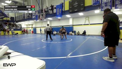 170 lbs 5th Place - Ariana Hadley, Bookert T Washington vs Barylynn Joel, Har-Ber