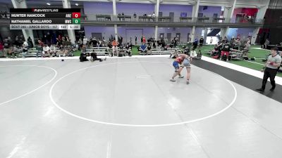 Junior Boys - 157 lbs Champ. Round 2 - Hunter Hancock, Arizona vs Nathaniel Gallardo, Mustang Wrestling Club