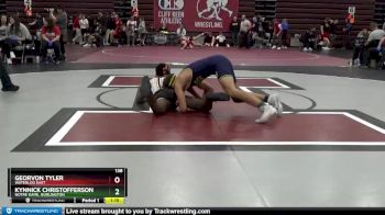 138 lbs Cons. Round 1 - Georvon Tyler, Waterloo East vs Kynnick Christofferson, Notre Dame, Burlington