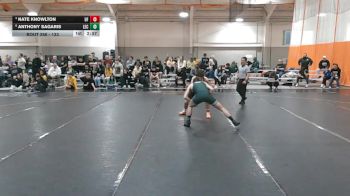 133 lbs 5th Place Match - Anthony Sagaris, Lake Erie vs Nate Knowlton, Findlay