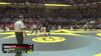 D1-120 lbs Semifinal - Adam Butler, St. Edward vs Marcus Blaze, Perrysburg