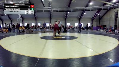 184 lbs Cons. Round 4 - Blaine Chrisman, Mount Union vs Kellen Buggey, Gannon University