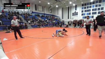 132 lbs 1st Place Match - Logan Landeros, Central Union vs Ethan Vinoray, Patrick Henry