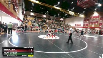 105 lbs Cons. Round 4 - Ashton Liedy, Riverton Middle School vs Rylan Gambler, Riverton Middle School