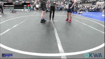 285 lbs Rr Rnd 1 - Tyson Harris, El Reno Wrestling Club vs Thor Danner, Woodward Youth Wrestling
