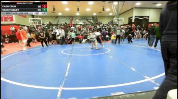 285 lbs Consi Of 8 #2 - Cash Culie, Hulbert High School vs Sean Findley, Hilldale