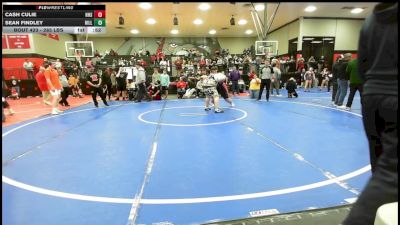 285 lbs Consi Of 8 #2 - Cash Culie, Hulbert High School vs Sean Findley, Hilldale