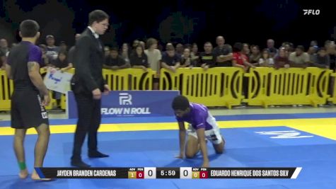 Eduardo Henrique Dos Santos Silv vs Jayden Branden Cardenas 2025 Pan IBJJF Jiu-Jitsu No-Gi Championship