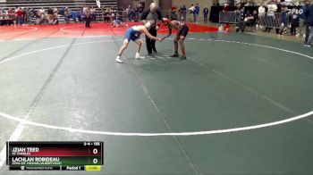 155 lbs 1st Place Match - Lachlan Robideau, STMA (St. Michael/Albertville) vs Jziah Teed, St. Charles