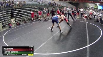 140 lbs Round 5 (6 Team) - Allen Diaz, Nebraska Red vs Hunter Gordon, Team Texas