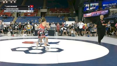 132 lbs Champ. Rd Of 32 - Lane Monroe, Utah vs Aidan McClure, Illinois