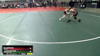 120 lbs Cons. Round 1 - Jacob Dotzler, LPGE/B Wolves vs Eli Matsuda, Delano