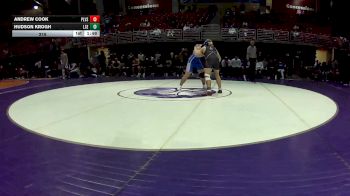 215 lbs 2nd Wrestleback (16 Team) - Hudson Krogh, Lincoln Southeast vs Andrew Cook, Papillion-LaVista South